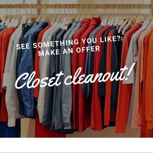 Closet clean out